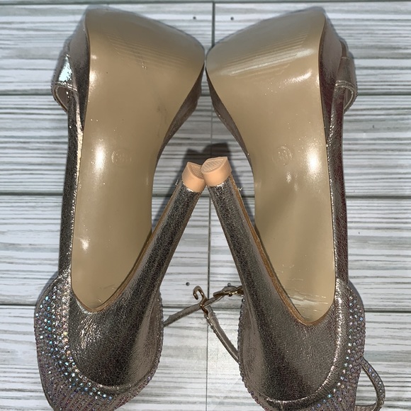 Lala Ikai Rhinestone Strappy High Heel - Picture 8 of 8